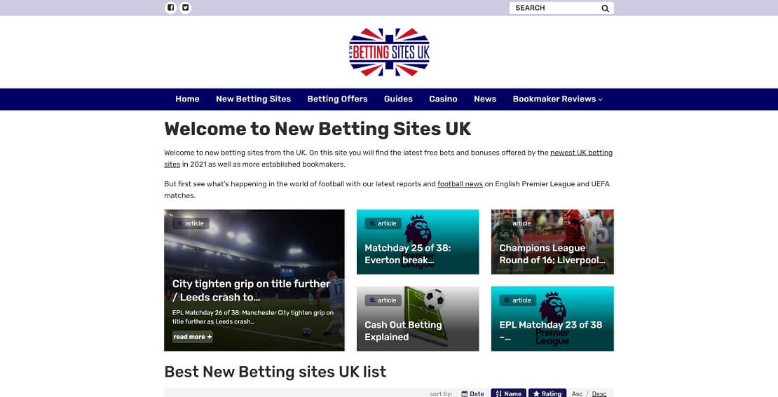 New Betting Sites UK